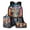 Aztec Tribal Elephant, variant on XYZCANDO Wolf Lava Fire Print Backpack Set for Student Schoolbag Lightweight Bookbag Lunch Box Pencil Case Fashion 17 Inch Travel Laptop Backpacks Rucksack Daypack with Adjustable Straps
