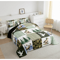 thumbnail image 3 of Manfei Mallard Duck 3pcs Full Comforter Set - Deer Hunting Abstract Stripes Style, 3 of 8