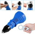 thumbnail image 4 of Pcapzz Electric Riveting Tool Conversion Head,Rivet Adapter Tools 4 Rivet Heads 2.4mm-4.8mm Fast Riveters Conversion Head Set, 4 of 9