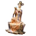 thumbnail image 4 of Estatua de hadas para decoración del hogar, figura de hadas, decoración de escritorio, adorno para restaurante, entrada, vacaciones, hogar, decoración sosteniendo el hada del loto, 4 of 8