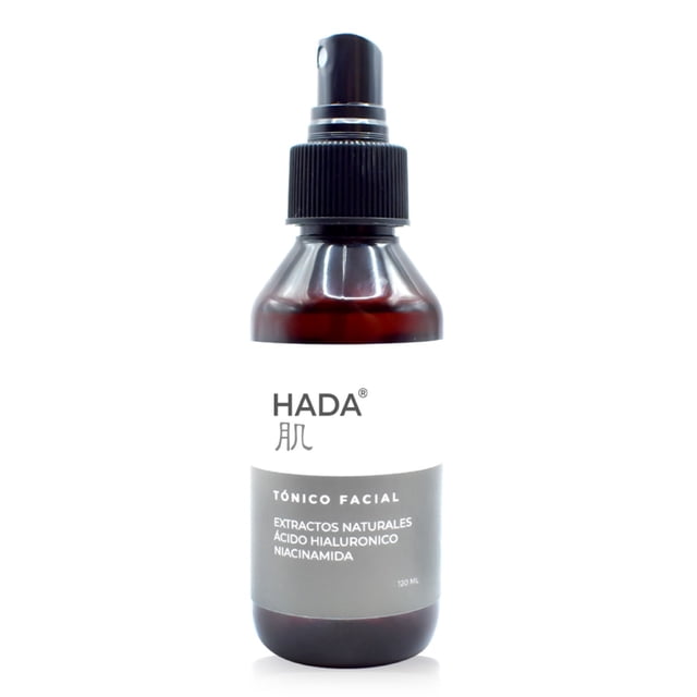 HADA Skincare, Tónico Facial, Ácido Hialurónico, Limpieza Y Tonificación de Piel, Retiene La Humedad Natural De La Piel, Libre De Parabenos, 120ml Filip Natural.