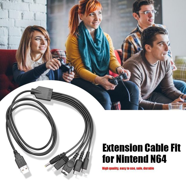 Cable de cargador USB 5 en 1 Bsvklp universal para NUEVO 3DS XL NDSLite NDSI LL