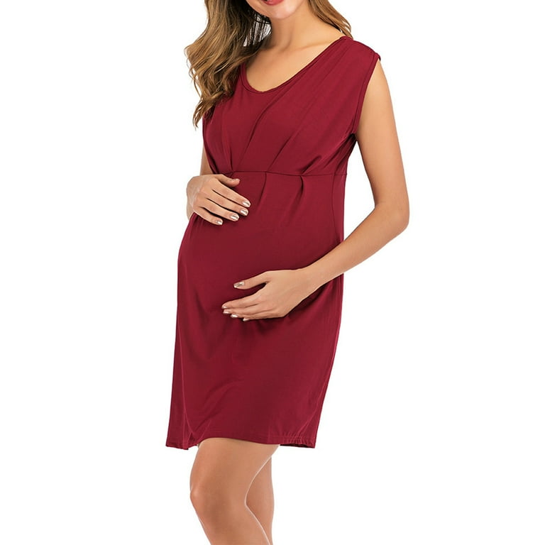 designer maternity dresses Kali Blue Floral Dress - DM Exclusive