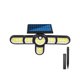thumbnail image 1 of Toystoory Luces con sensor solar, luz universal ajustable montada en la pared, resistente al agua, lámpara de jardín de varios cabezales, lámparas de Iluminación y accesorios 6 cabezales/231COB Toystoory HA073638-08, 1 of 6
