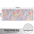 thumbnail image 5 of Kitchen Rugs Sets Of 2,Pink Pioneer Flower Pattern Anti Fatigue Kitchen Mat Rugs Non Slip Washable,Decorative Kitchen Floor Mats for Kitchen,Sink,Laundry,17"X47", 5 of 5
