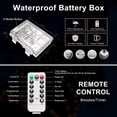 thumbnail image 4 of Luces tipo cuerda con pilas JMEXSUSS para exteriores, impermeables, 4 of 8
