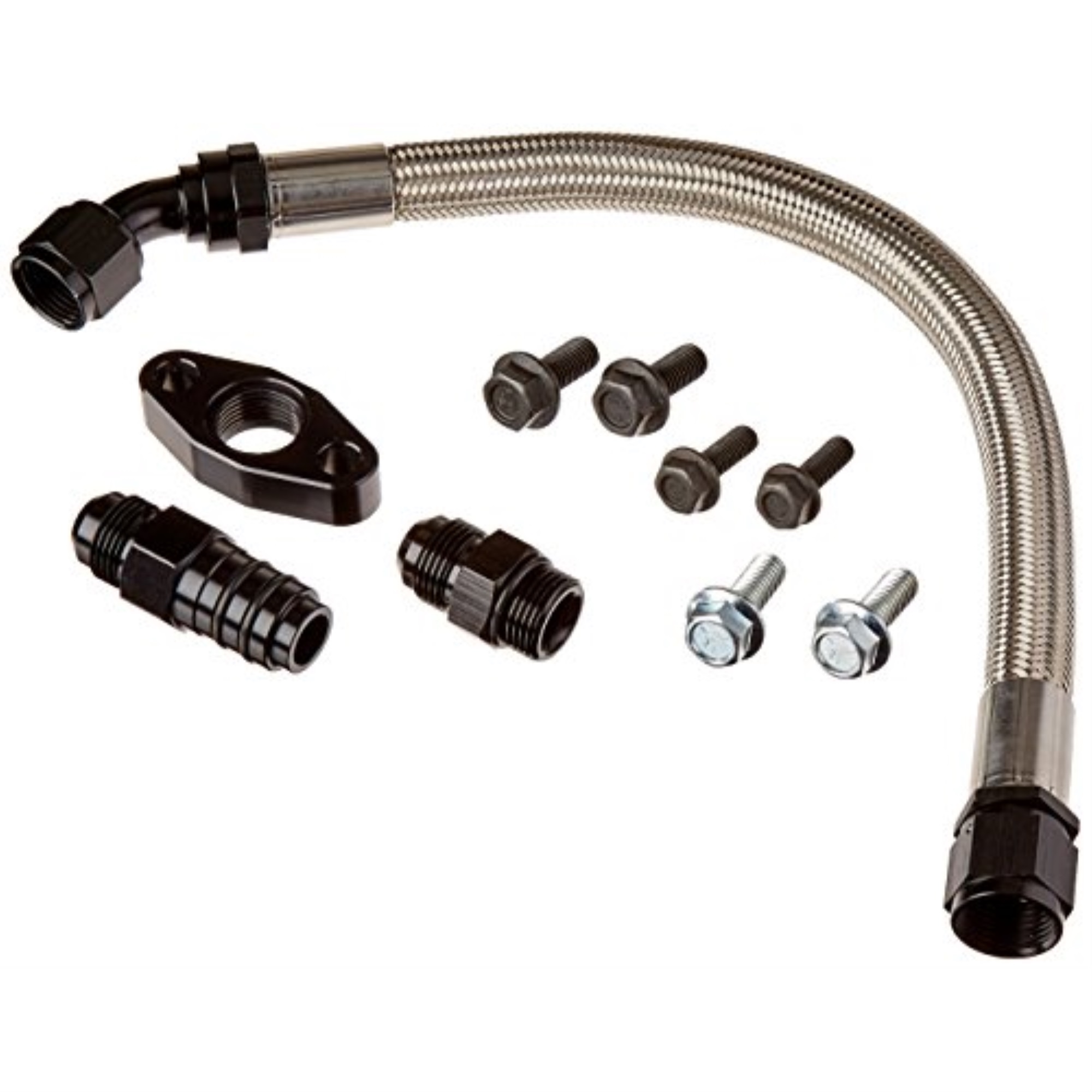 CUMMINS TURBO DRAIN TUBE KIT (FOR 2ND GEN SWAPS)