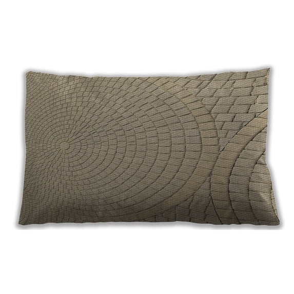 Ahgly Company Indoor Rectangular Patterned Lumbar Throw Pillow, 13 inch by 19 inch