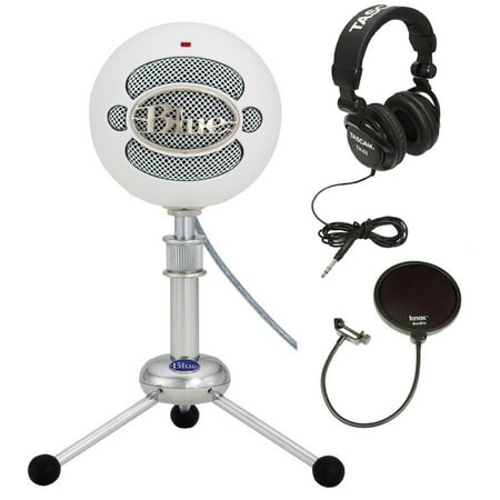 Blue Microphones Snowball Plug & Play USB Microphone White + Accessory Kit