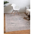thumbnail image 1 of Unique Loom 3147929 5 x 8 ft. Victoria Noble Rectangle Area Rug, Blue, 1 of 1