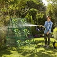 thumbnail image 6 of IMossad Garden Support Frame for Cucumbers - A-Frame Trellis with Steel Core Stakes, Netting & Ties - Foldable Design for Squash, Peas & Climbing Plants, 6 of 6