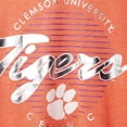 thumbnail image 4 of Women's Russell Heathered Orange Clemson Tigers V-Neck T-Shirt, 4 of 4