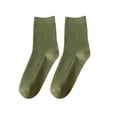 thumbnail image 3 of Women's Spring And Autumn All Cotton Solid Color Comfortable And Breathable Stacked Socks Autumn Socks, 3 of 3