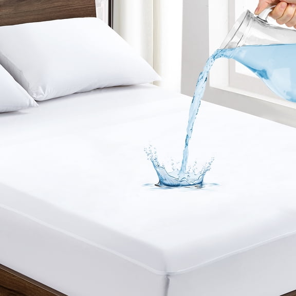 Softan 2 Pack Queen Size Mattress Protector Waterproof Queen Mattress Cover - Noiseless Mattress Pad 6"-21" Deep Pocket - Breathable Bed Cover, 60x80 inches