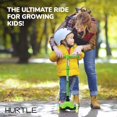 thumbnail image 7 of Hurtle Mini Kickboard Scooter for Kids - Height Adjustable 25''-28'', Lightweight 3-Wheels with LED Light-up, Anti-Slip,Indoor/Outdoor Fun, Micro-Scooter for Ages 2-5, 7 of 7