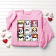 thumbnail image 4 of Livrdious Spooky Season Sweatshirts Womens Ghost Pumpkin Graphic Sweatshirt Crew Oversized Pullover Sweatshirt, 4 of 6