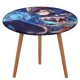thumbnail image 1 of Genshin Impact Mona Anime Girl-theme Fitted Round Tablecloths Elastic Edged Table Covers Waterproof Table Cloth for Kitchen Holiday Party Tables Decor 150cm, 1 of 6