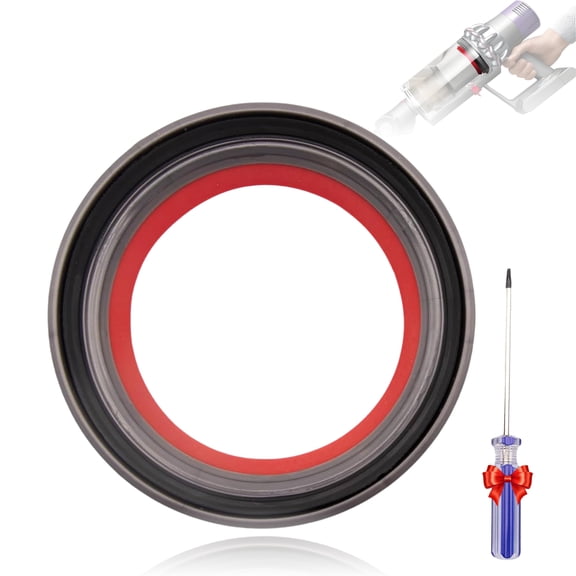 Dust Bin Bucket Top Fixed Sealing Ring Replacement for Dyson V10 SV12 Vacuum Cleaner Accessories, Dirt Cup Bucket Tank Can Sealer Parts Attachments