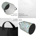 thumbnail image 2 of Honeii Rabbit Burger Coffee Print Laundry Hamper Basket,Baby Nursery Woven Storage Basket for Toys Bin,Pillows,Blankets,Clothes-, 2 of 6