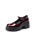 thumbnail image 1 of DREAM PAIRS Zapatos Mary Jane con Plataforma Gruesa Burdeos Talle 11, 1 of 7