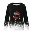 thumbnail image 5 of Kcodviy Ensemble de Tenue Confortable de Noël pour Femmes, Chandail à Col Rond Imprimé, Chandail-Over Décontracté à Manches Longues, Blouse Ample, 5 of 5