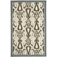 thumbnail image 2 of SAFAVIEH Martha Stewart Ikat Pendant Bordered Wool Area Rug, Clove, 5' x 8', 2 of 7