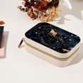 thumbnail image 7 of Constellation Velvet Portable Necklace Organizer with Removable Compartment - Display Case, Earring Organizer, and Necklace Holder - Gift, 7 of 7