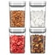 thumbnail image 1 of Set de recipientes de almacenamiento de alimentos MR.SIGA herméticos, 1 L/1000 ml x 4, 1 of 7