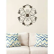 Safavieh 4-Pillar Candle Scrolled Wall Dᅢᄅcor - Brass