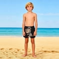 thumbnail image 4 of Piuwrlz Boys Swimming Trunks for Boy Swim Shorts Solid Color Single Piece Short Trousers Black Size 7 Years, 4 of 9