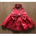 thumbnail image 2 of 2pcs Newborn Baby Girl Dress Lace Princess Tutu Dress Birthday Holiday Party Dress + Headband Outfits 0-24M, 2 of 2