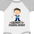 thumbnail image 4 of Inktastic Grampa Fishing Buddy Boys Boys Baby Bodysuit, 4 of 5