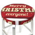thumbnail image 6 of Goofa Merry Christmas Printed Stool Covers Round, Waterproof Round Bar Stool Covers Anti-Slip Round Bar Stool Seat Cover with Elastic Bands Durable -12 inch, 6 of 7