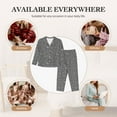 thumbnail image 7 of Lsque Funny Chicken Pattern Long Sleeve Pajama Set for Women - Soft 2-Piece Sleepwear and Loungewear Set with Pockets, Comfy Nightwear-Small, 7 of 7
