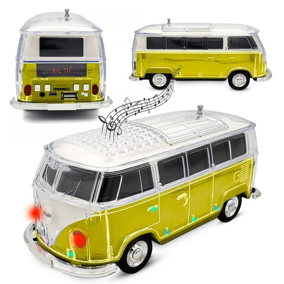 Fuzix WS-267 Car Bluetooth Portable Speaker with LED AUX USB FM Rechargeable