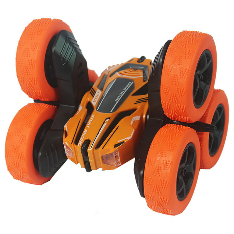 RC Stunt Car, Anti Collision Anti Slip Pneus Orange RC Stunt Car pour Les  Conditions extérieures Batterie 2 pièces : : Jeux et Jouets