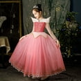 thumbnail image 4 of HAWEE Girls Sleeping Princess Dress Pink Costume for Halloween Christmas Fancy Birthday Party, 4 of 5