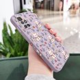 thumbnail image 1 of Funda De Teléfono De Flores De Conejo Creativa Para Xiaomi Redmi 12C 10A 10 10C 5G 4G 2022 Silicona Líquida Con Patrón Lateral, 1 of 4
