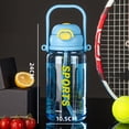 thumbnail image 3 of Sports Water Bottle with Straw & Handle Leak-Proof BPA-Free for Outdoor Gym Travel, 3 of 3