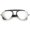 Matte Black-Silver / Silver Mirror, variant on sunglassLA Unisex Bold Brow Bar Keyhole Nose Bridge Colored Mirror Lens Aviator Sunglasses 56mm (Matte Black-Silver / Silver Mirror) - 56mm