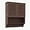 Espresso, variant on Bathroom Wall Cabinet with Towels Bar, 23.6" L x7.9 W x27.5 H MDF Material Medicine Cabinet, 2 Doors Over The Toilet Space Saver Storage Cabinet with Large Space, Espresso