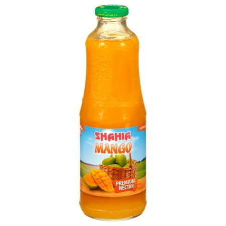 Shahia Premium Fruit Nectar Bottle, Mango, 33.8 Fl Oz, 1 Count