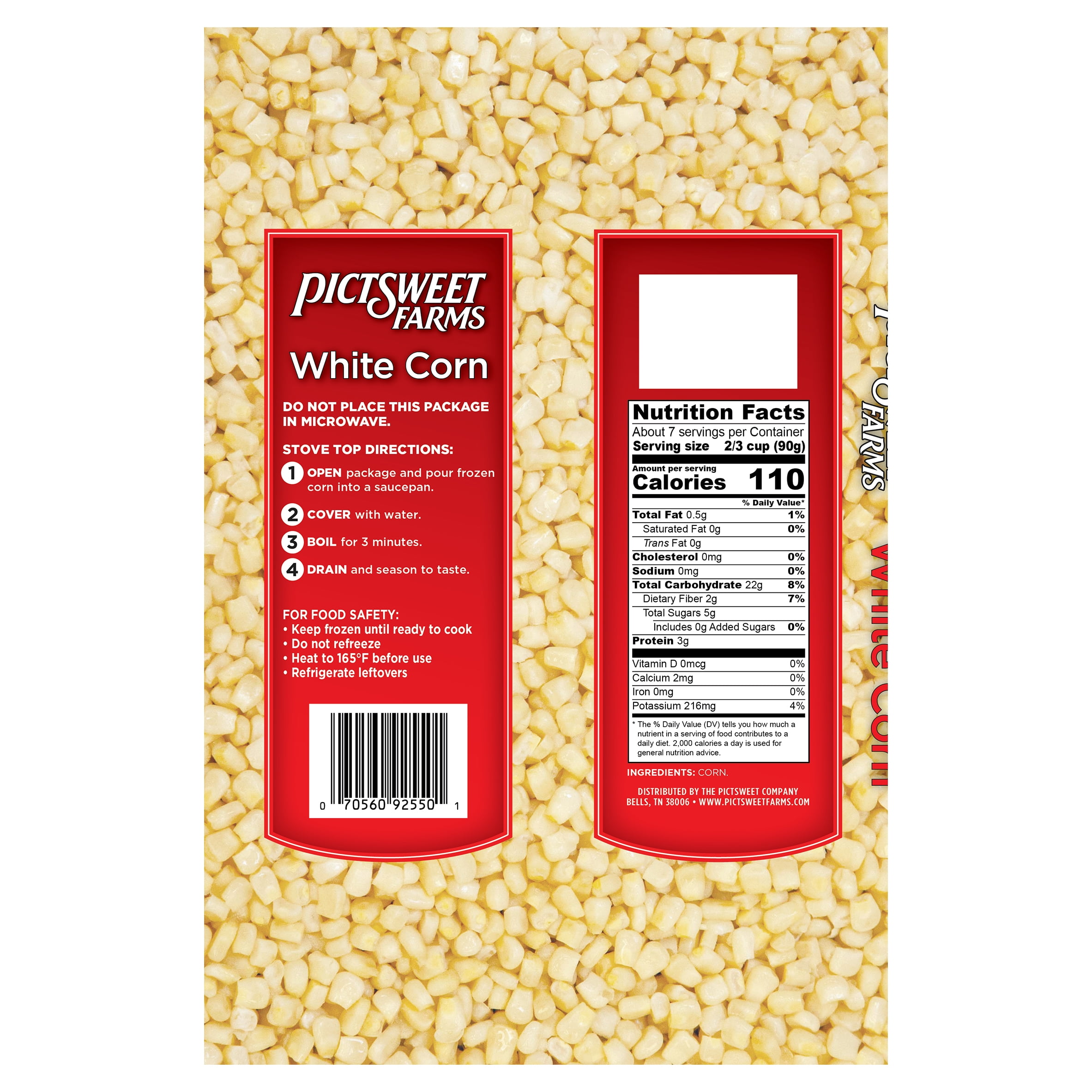 Pictsweet Farms Frozen White Corn, 22 oz
