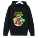 thumbnail image 1 of Marios-bros-chaqueta deportiva con capucha para niños y niñas, ropa informal de primavera y otoño, con pantalones de chándal, a la moda, de 4 a 14 años, 2022, 1 of 1