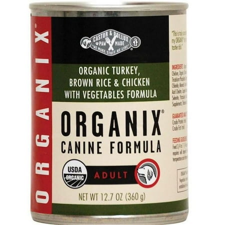 UPC: 0780872360142 | Castor & Pollux BG11347 Castor & Pollux Org Turkey-Veg Dog – 12×12.7OZ