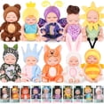 thumbnail image 1 of Minimuñecos Hanaive, 10 unidades, realistas, realistas, de 11 cm, con ropa, 1 of 6