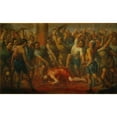 thumbnail image 3 of Nicolás Enríquez 18x13 Black Modern Framed Museum Art Print Titled - The Flagellation (1729), 3 of 5