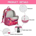 thumbnail image 4 of Antique Paisley Backpack - Waterproof Ergonomic School Bag with Breathable Padded Back, 4 of 5