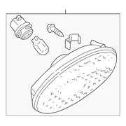Genuine OE Mazda Side Marker Lamp - BN5V-51-5F0B