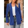 thumbnail image 4 of Blazer PRETTYGARDEN de Pana Manga Larga Azul XL, 4 of 8